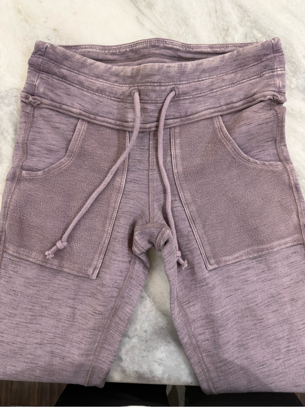 Free People women’s  Dusty Mauve Drawstring Joggers